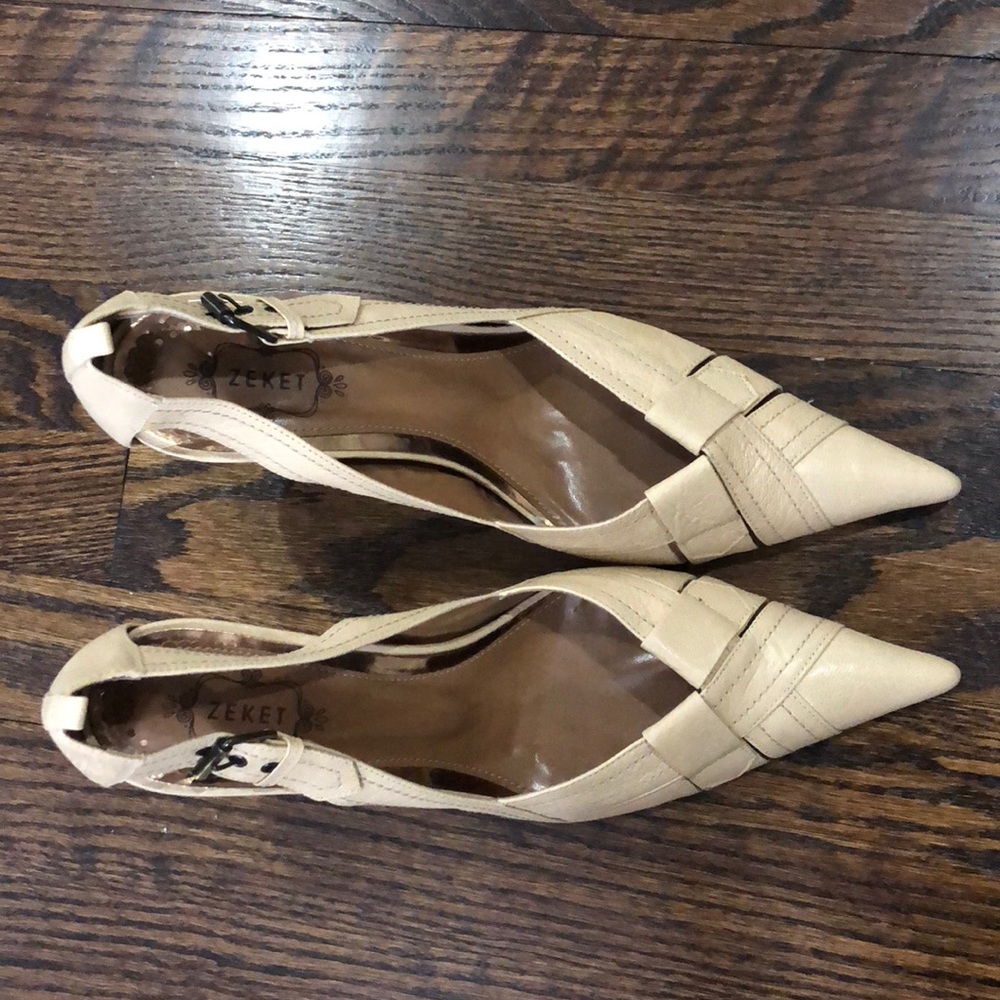 Cream/nude heels